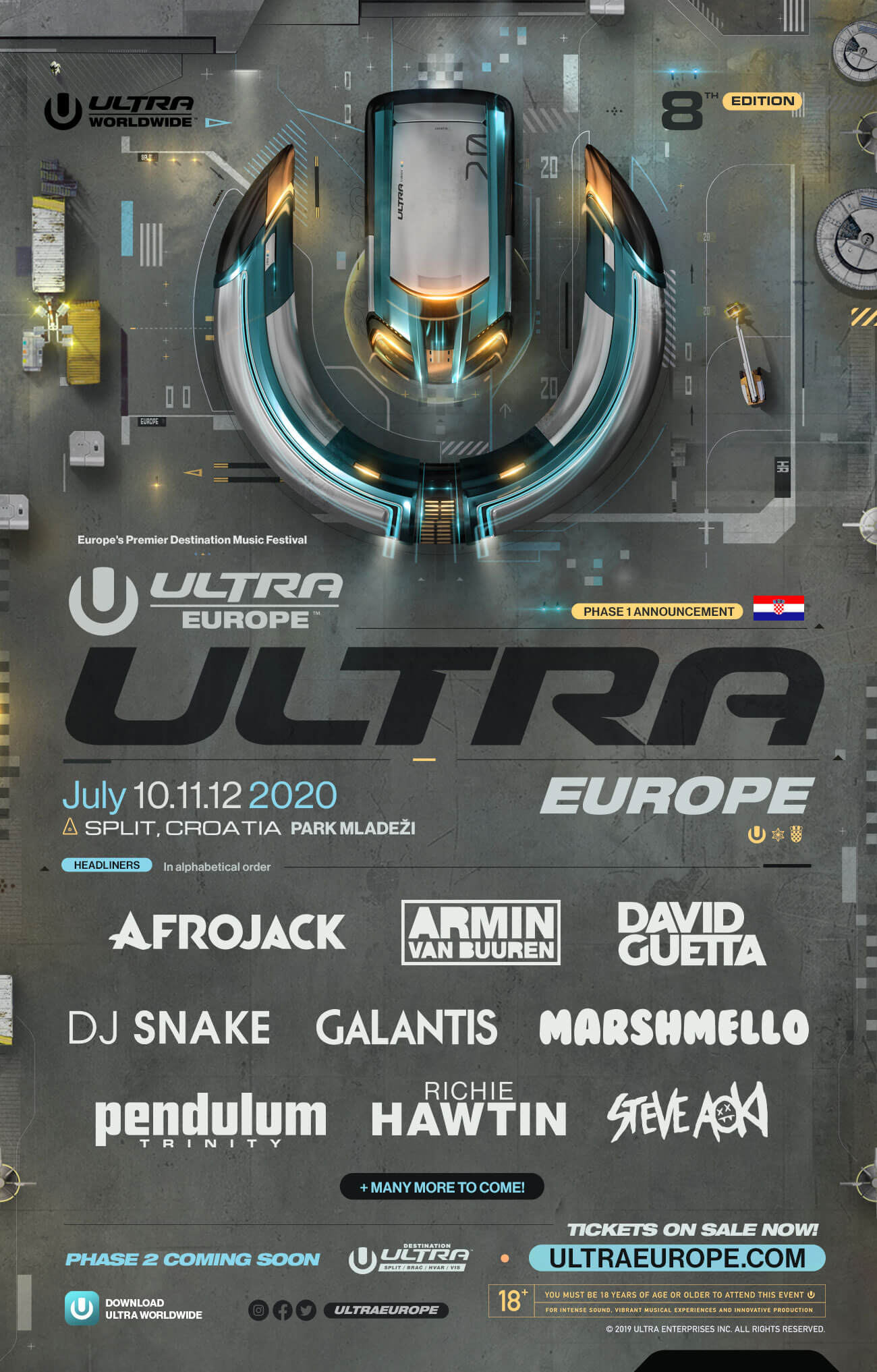 Ultra Europe Split 2020 Dates And Lineup